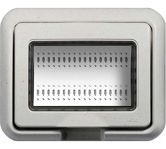 Влагозащитная крышка Bticino IP55 Idrobox, белый, 3 модуля 24603N 1