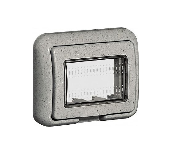 Влагозащитная крышка Bticino IP55 Idrobox, белый, 3 модуля 24603N
