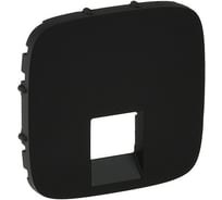 Лицевая панель для одиночных телефонных/информационных розеток Legrand Valena ALLURE антрацит 755418