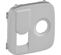 Лицевая панель розетки TV/RJ45 Legrand Valena ALLURE алюминий 754837