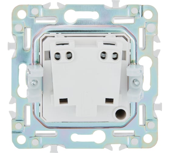 Розетка IEK SKANDY SK-R02B без заземляющего контакта, без шторок, 10А, бежевый SK-R10-10-K10
