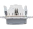Розетка IEK SKANDY SK-R11Gr заземляющий контакт, шторки, крышка, 16А, IP44, серый SK-R16-16-44-K03 5
