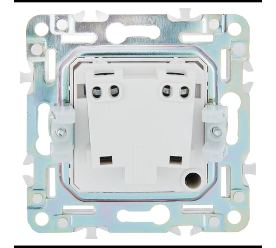 Розетка IEK SKANDY SK-R02G без заземляющего контакта, без шторок, 10А, графит SK-R10-10-K53