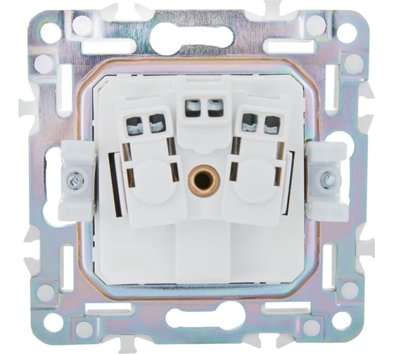 Розетка IEK SKANDY SK-R05G с заземляющим контактом, без защитных шторок, 16А, графит SK-R11-16-K53