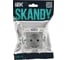 Розетка IEK SKANDY SK-R06S с заземляющим контактом, со шторками, без крышки, 16А, серебро SK-R14-16-1-K23 6