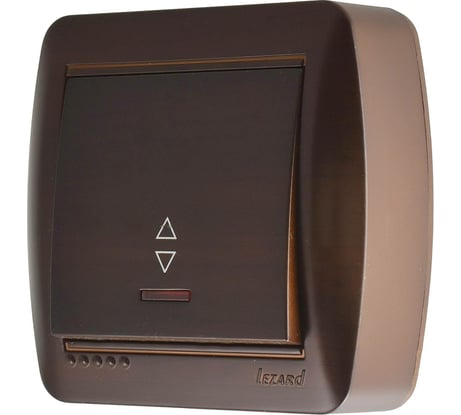 Проходной выключатель Lezard DEMET с подсветкой маун 711-0400-114