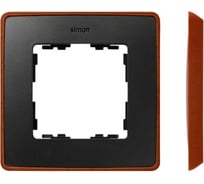 Декоративная рамка Simon 4 поста, Select, S82 Detail, графит-медь 8201640-246