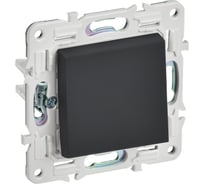 Выключатель 1-клавишный IEK SKANDY 10А SK-V01G графит SK-V10-0-10-K53