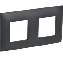 Рамка 2-местная IEK SKANDY SK-F02T титан SK-M22-K48