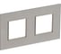 Рамка 2-местная IEK SKANDY SK-F22Sh стекло шампань SK-M22-G-K37 1