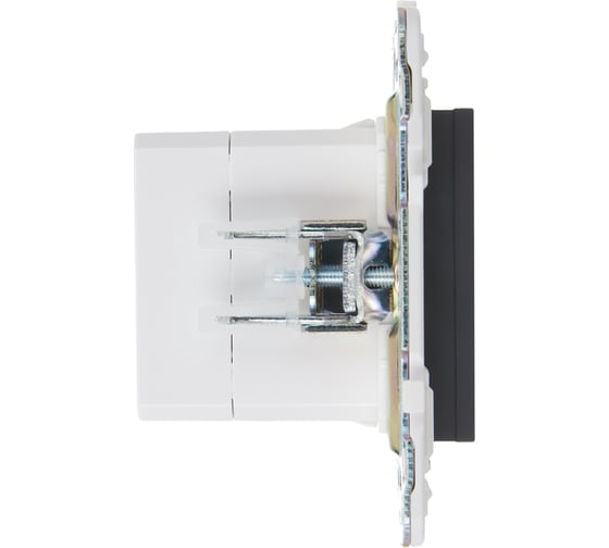 Розетка USB A+C IEK SKANDY 3,1А SK-R14G графит SK-U22-D31-K53
