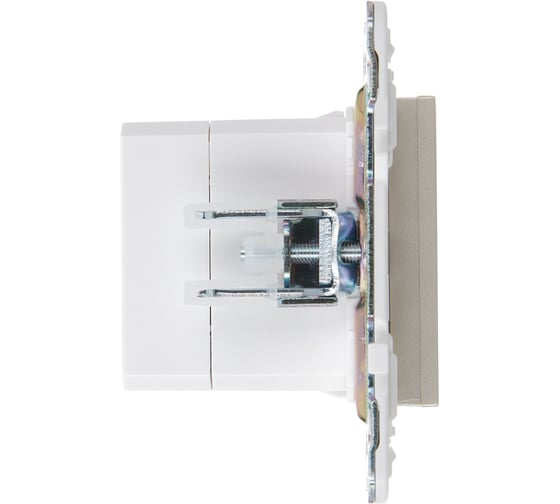 Розетка USB A+C IEK SKANDY 18Вт SK-R13Sh шампань SK-U22-018-K37