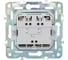 Выключатель жалюзи IEK SKANDY 10А SK-V12Sa песочный SK-V15-0-10-K98 3