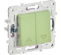 Выключатель жалюзи IEK SKANDY 10А SK-V12M мятный SK-V15-0-10-K06
