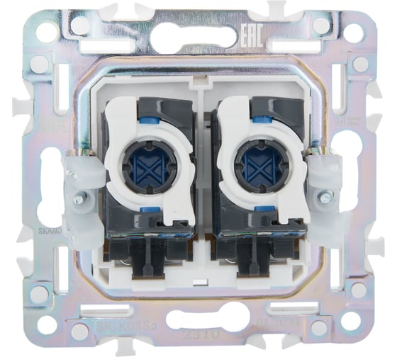 Розетка компьютерная 2-ая IEK SKANDY RJ45 кат.5E SK-K03Sa песочный SK-K20-1-K98