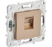 Розетка компьютерная IEK SKANDY RJ45 кат.6 SK-K02Sa песочный SK-K10-2-K98