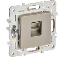 Розетка компьютерная IEK SKANDY RJ45 кат.5E SK-K01Sh шампань SK-K10-1-K37