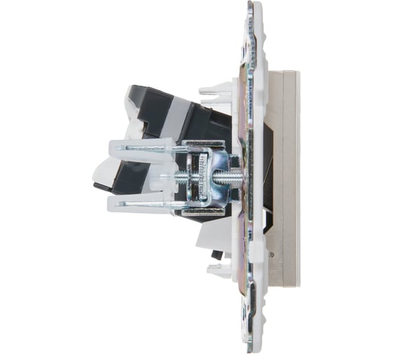 Розетка компьютерная IEK SKANDY RJ45 кат.5E SK-K01Sh шампань SK-K10-1-K37