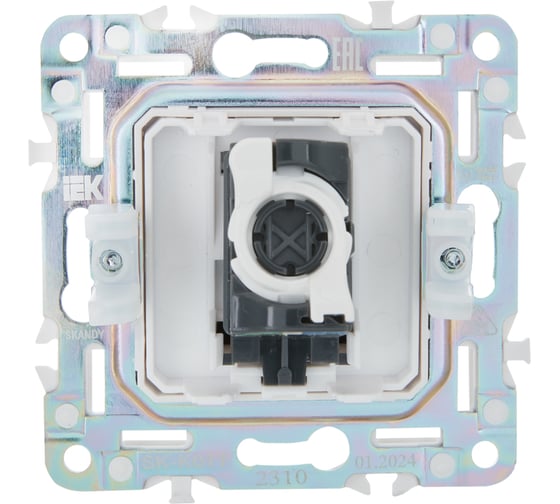 Розетка компьютерная IEK SKANDY RJ45 кат.5E SK-K01T титан SK-K10-1-K48