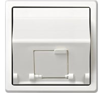 Адаптер Simon для 1 коннектора RJ45 KEYSTONE, AMP, Brand-Rex, KRONE, S73 Loft, белый 73085-60