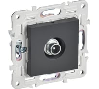 Розетка TV проходная IEK SKANDY SK-A17T титан SK-A10-P-K48