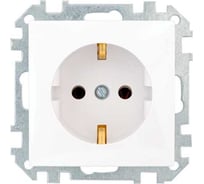 Механизм розетки Bylectrica с земл. серия СТИЛЬ, безвинт. зажим, белый РС16-527