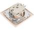 Розетка Intro Plano с заземлением, 2P+E, Schuko со шторками, 16А-250В, IP20, скрытой установки, слоновая кость, Б0053924 5