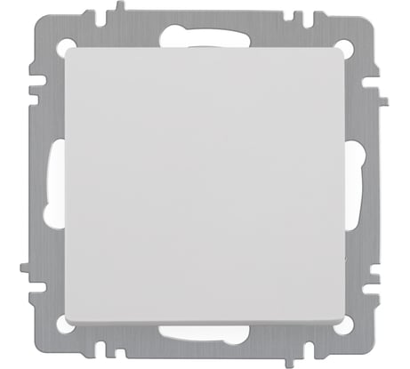 Выключатель Intro Accent 610101 10А250В, IP20, скрытой установки, AL/CU, белый Б0063469