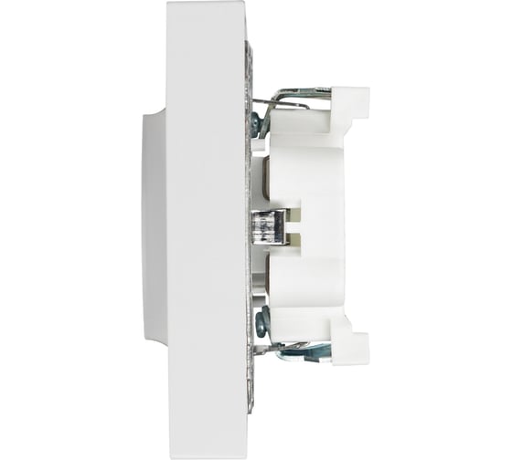 Розетка Intro Accent 620801 2x2PE Schuko, со шторками, 16А, 250В, IP20, скрытой установки, AL/CU, белый Б0063528