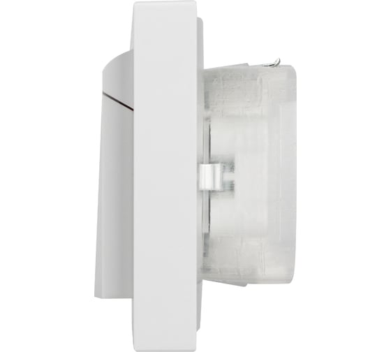 Розетка Intro Accent 621001 2x2PE Schuko с крышками штор., 16А, 250В, IP44, скрытой установки, AL/CU, белый Б0063577