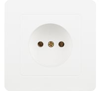 Розетка Intro Style 720101 2P, 16А, 250В, IP20, скрытой установки, белый Б0060637