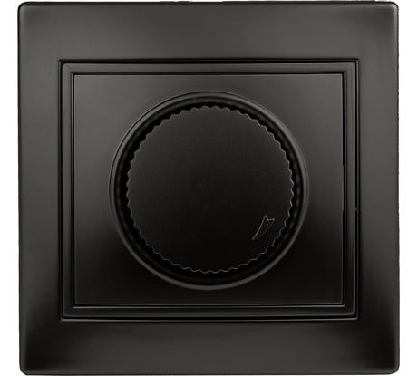 Светорегулятор Intro 140105 поворотный, 600Вт 230В, IP20, СУ, Plano, антрацит Б0044577