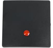 Клавиша Simon для кнопочного одноклавишного выключателя с подсветкой, S73 Loft, графит 73011-62