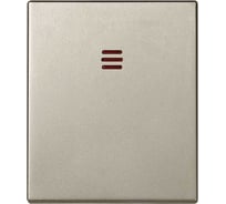 Клавиша Simon для одноклавишного выключателя с подсветкой, широкий модуль, S82C, шампань 82011-54