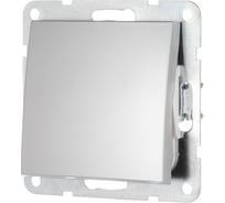 Переключатель 1-клавишный, перекрестный LK Studio (схема 7) 16 A, 250 B (серебристый металлик) LK60 860603-1