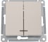 2-клавишный выключатель Systeme Electric AtlasDesign Бежевый с подсветкой, сх.5а, 10АХ ATN000253 1