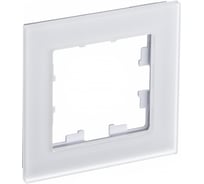 1-местная рамка Systeme Electric AtlasDesign Nature матовое стекло, белая SchE ATN330101