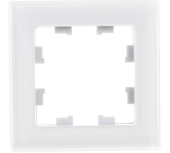 1-местная рамка Systeme Electric AtlasDesign Nature матовое стекло, белая SchE ATN330101