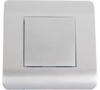 Выключатель 1-клавишный CHINT NEW3-E 10А серебр. 431381