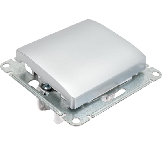 Перекрестный переключатель Systeme Electric Glossa Алюминий сх.7, 10АХ GSL000371
