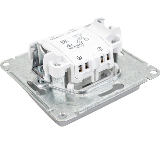 Перекрестный переключатель Systeme Electric Glossa Алюминий сх.7, 10АХ GSL000371