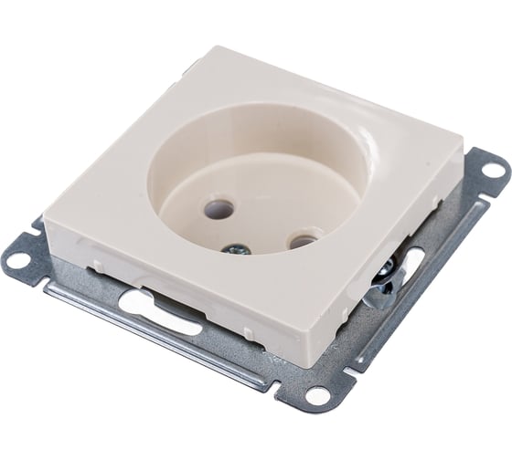 Розетка Systeme Electric AtlasDesign Бежевый без заземления, 16А ATN000241