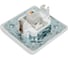 Розетка телефонная 1-м CHINT NEW3-E RJ11 белый 431539 3
