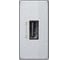 Зарядное устройство USB Simon, К45, узкий модуль, 5 В, 1,5 А, алюминий K126C-8 1