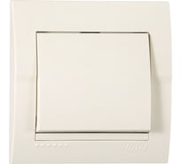 Выключатель Lezard DERIY ПБТ крем 702-0303-100