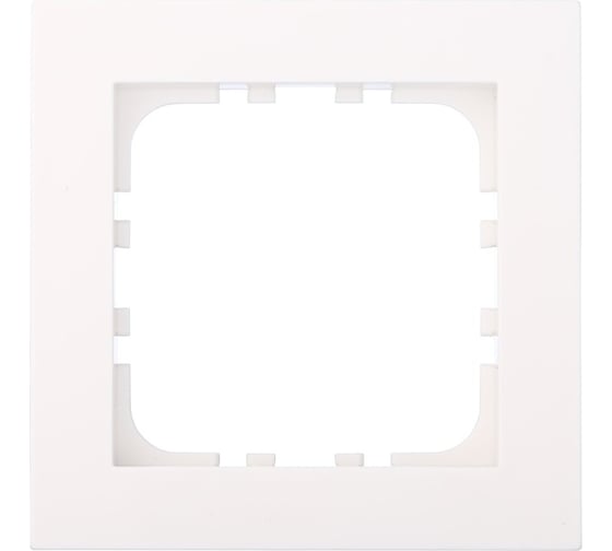 Рамка 1-постовая LK Studio LK80 FLAT белый 844104-1