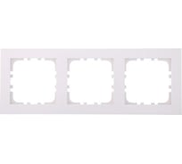 Рамка 3-постовая LK Studio LK80 FLAT белый 844304-1