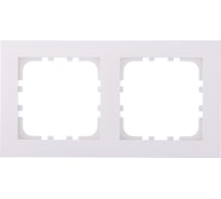 Рамка 2-постовая LK Studio LK80 FLAT белый 844204-1