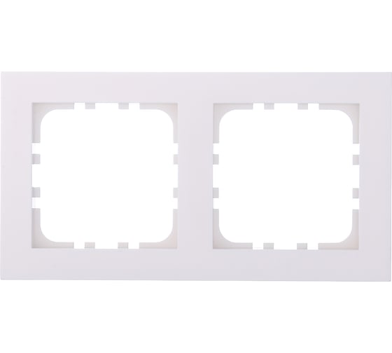 Рамка 2-постовая LK Studio LK80 FLAT белый 844204-1 1