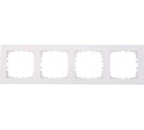Рамка 4-постовая LK Studio LK80 FLAT белый 844404-1